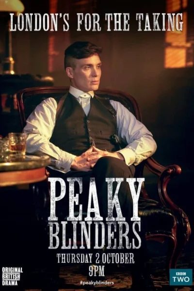 بوستر مسلسل Peaky Blinders لمتابعة المسلسل الجريمة والدراما عبر اشتراك IPTV في السعودية